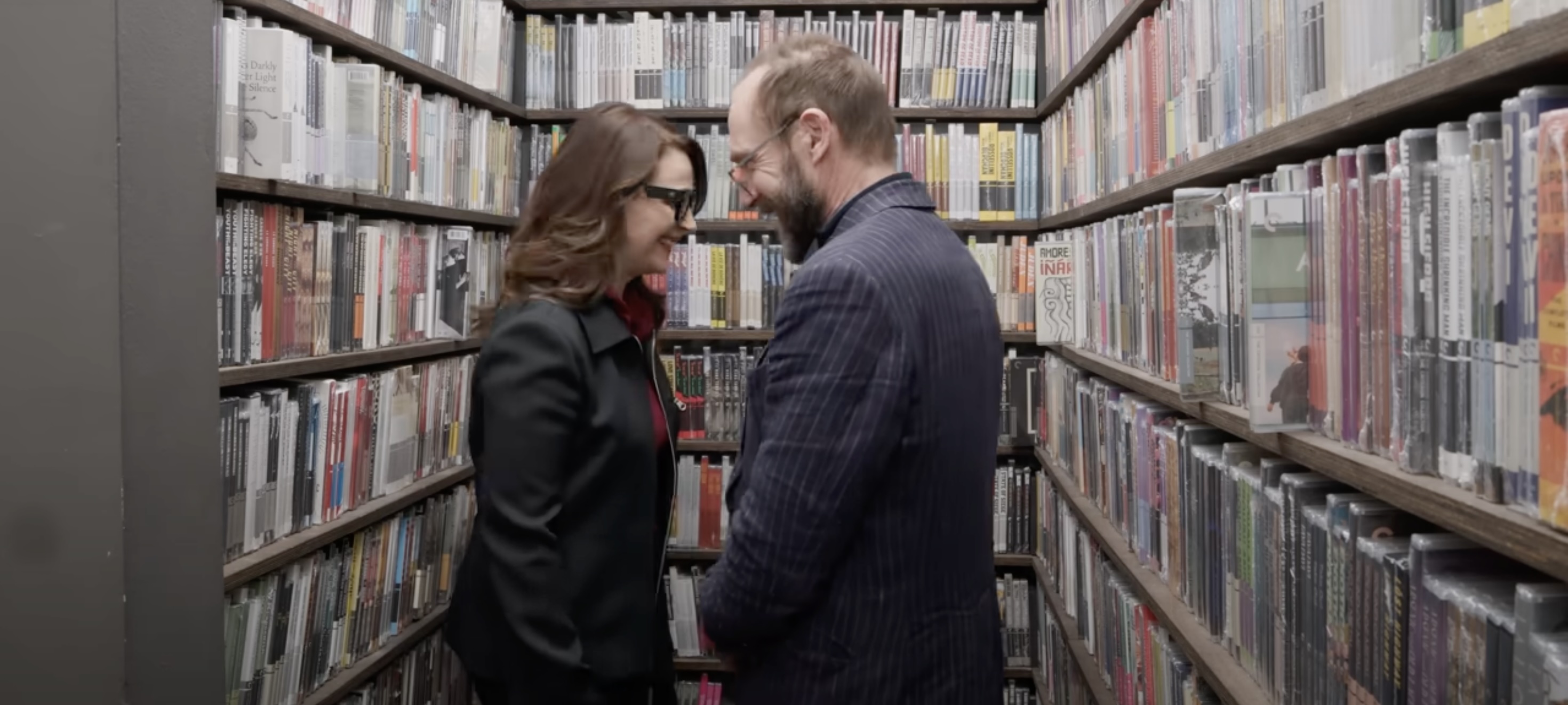 Ralph Fiennes and Juliette Binoche in the Criterion Closet